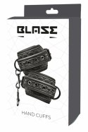 BLAZE Kajdanki Diamond Black czarne, regulowane, neoprenowe