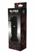 Blaze Deluxe Lina Bondage 10m Czarna - Wytrzymała, Jedwabista Powierzchnia