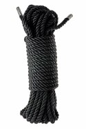 Blaze Deluxe Lina Bondage 10m Czarna - Wytrzymała, Jedwabista Powierzchnia