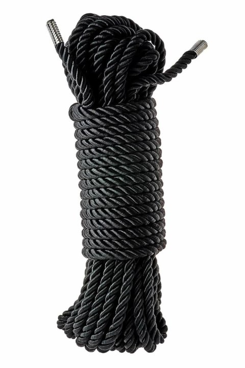 Blaze Deluxe Lina Bondage 10m Czarna - Wytrzymała, Jedwabista Powierzchnia