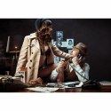 Blaze Elite Ankle Cuffs Cognac - regulowane kajdanki na kostki, wegańska skora
