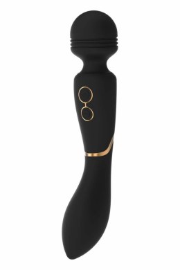 Dream Toys ELITE CELINE czarny masażer z 2 silnikami, wodoodporny