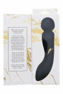 Dream Toys ELITE CELINE czarny masażer z 2 silnikami, wodoodporny