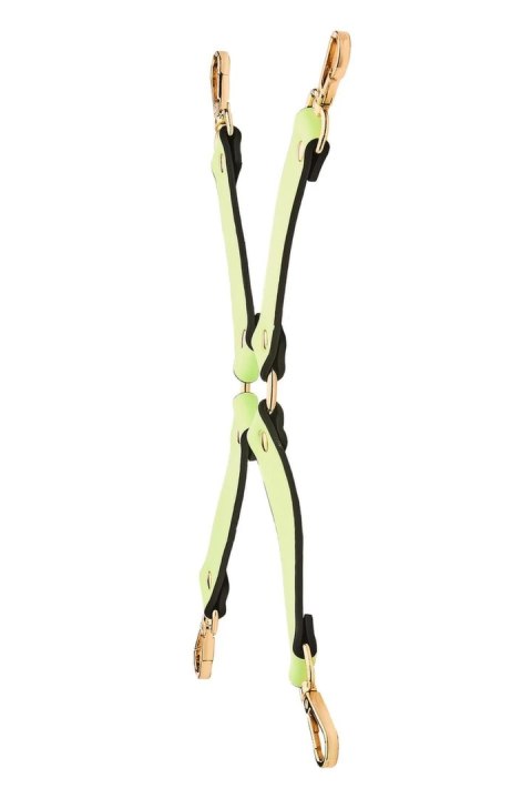 Dream Toys Radiant Hog Tie świecący w ciemności, zielony, 4 zapięcia