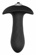 ESSENTIALS Diamond Plug z wibracją, pojedyncza prędkość, czarny