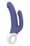 ESSENTIALS Double Pleasure - dwusilnikowy model silikonowy IPX7 23,5 cm
