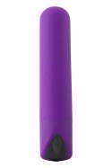 ESSENTIALS Powerful Bullet Purple - kompaktowy model, 10 trybow, IPX6