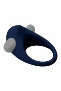 ESSENTIALS STIMU RING BLUE silikonowy pierścień wibrujący IPX5