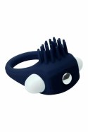 ESSENTIALS STIMU RING BLUE - silikonowy pierścień wibrujący, niebieski