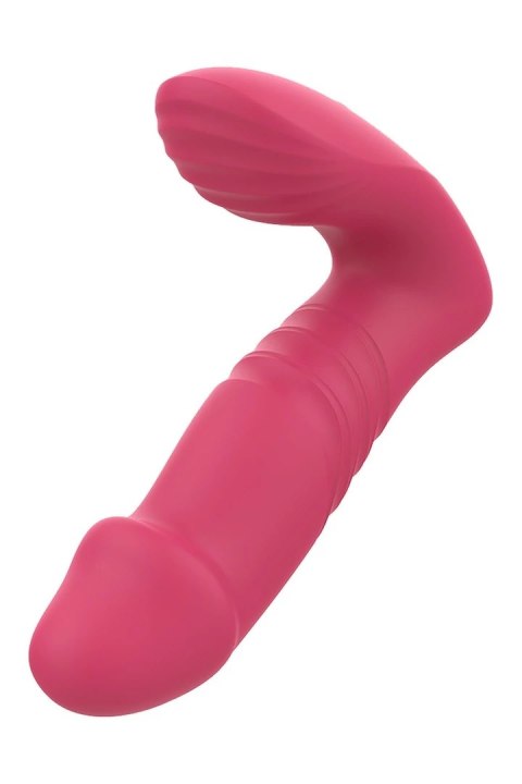 ESSENTIALS Up and Down Vibe Pink - wibrator z funkcją ruchu gora-doł, 14 cm