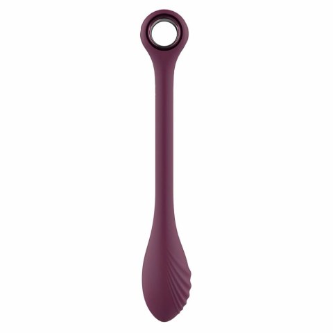 GLAM Bendable G-Spot Vibe silikonowy, elastyczny, 22 cm, IPX6, fioletowy