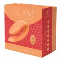 GLAM Couples Vibrator - bezprzewodowy, silikonowy, złoty, 6,5-8,5 cm