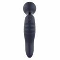 GLAM Dual Wand Vibe - dwustronny masażer silikonowy, wodoodporny