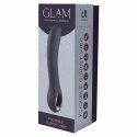GLAM FLEXIBLE G-SPOT VIBE silikonowy wibrator punktu G, fioletowy 22 cm