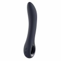 GLAM FLEXIBLE G-SPOT VIBE silikonowy wibrator punktu G, fioletowy 22 cm