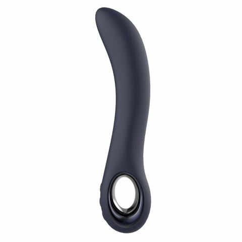 GLAM FLEXIBLE G-SPOT VIBE silikonowy wibrator punktu G, fioletowy 22 cm