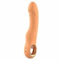 GLAM FLEXIBLE RIBBED VIBE silikonowy wibrator elastyczny 22 cm IPX6