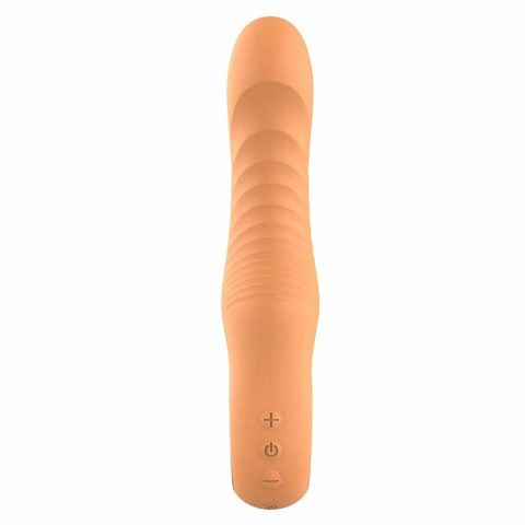 GLAM FLEXIBLE RIBBED VIBE silikonowy wibrator elastyczny 22 cm IPX6