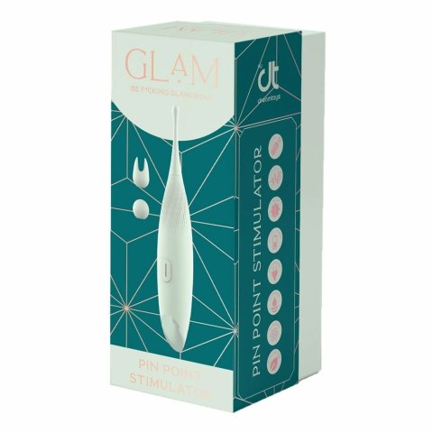 GLAM Pin Point Stimulator - precyzyjny model z 2 końcowkami, złoty