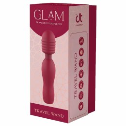 GLAM TRAVEL WAND - kompaktowy masażer silikonowy, 10 trybow, USB