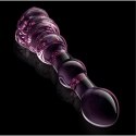 GLAZE GLASS Rosebud Beaded - szklany model z koralikami, 20 cm