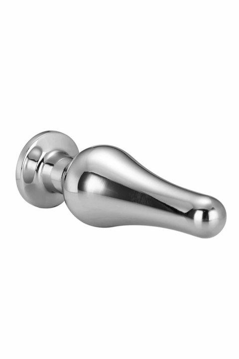 GLEAMING LOVE Silver Plug M z kryształem, aluminiowy, 11 cm