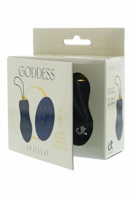 GODDESS COLLECTION Apollo - Jajko wibrujące z pilotem, granatowe, 7 trybow