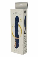 GODDESS COLLECTION BELENOS - masażer z podgrzewaniem, granatowy, 23 cm