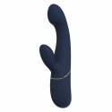 GODDESS HESTIA Nodding Duo Vibrator silikonowy granatowy 20,8 cm