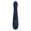 GODDESS HESTIA Nodding Duo Vibrator silikonowy granatowy 20,8 cm