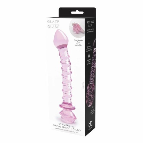 Glaze Glass Rosebud Spiral - szklany model anatomiczny 23 cm