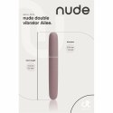 NUDE AILEE Double Vibrator Travel Size - elastyczny model dwustronny USB
