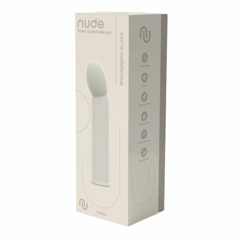 NUDE Aulora Travel G-Spot Vibrator silikonowy IPX6 14,1 cm fioletowy