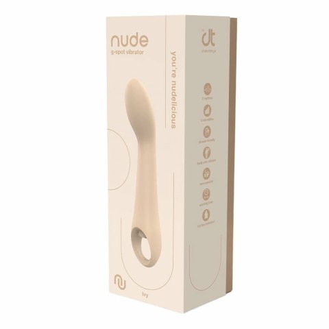 NUDE Ivy G-Spot Vibrator silikonowy, 10 trybow, wodoodporny, fioletowy