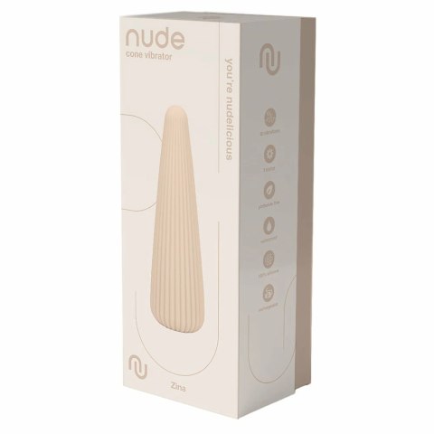NUDE Zina Cone Vibrator Travel Size - kompaktowy model stożkowy IPX6