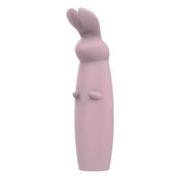 Nude Hazel Rabbit Massager silikonowy, 10 trybow, wodoodporny, 14,3 cm