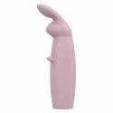Nude Hazel Rabbit Massager silikonowy, 10 trybow, wodoodporny, 14,3 cm