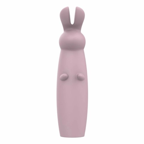 Nude Hazel Rabbit Massager silikonowy, 10 trybow, wodoodporny, 14,3 cm