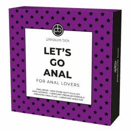 PLEASURE BOX LET'S GO ANAL Zestaw akcesoriow do stymulacji analnej