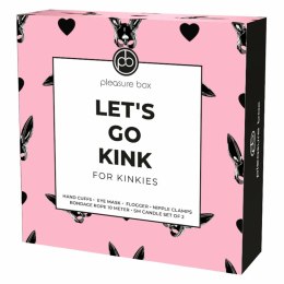 PLEASURE BOX Let's Go Kink zestaw akcesoriow do eksploracji BDSM