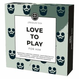 PLEASURE BOX Love To Play Zestaw Intymny dla Mężczyzn 7 elementow