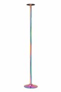 POWER POLE Rainbow Chrome - profesjonalny drążek taneczny, regulowany