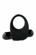 RAMROD Pierścień Wibrujący z Dużą Wkładką Wibracyjną Czarny 8cm