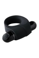 RAMROD Pierścień Wibrujący z Dużą Wkładką Wibracyjną Czarny 8cm