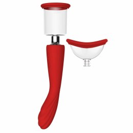 RED REVOLUTION GEORGIA dwustronny stymulator z funkcją ssania IPX7