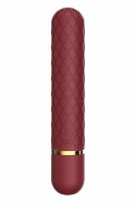 ROMANCE LIZZY mini masażer wibrujący, burgund, 10 trybow, USB