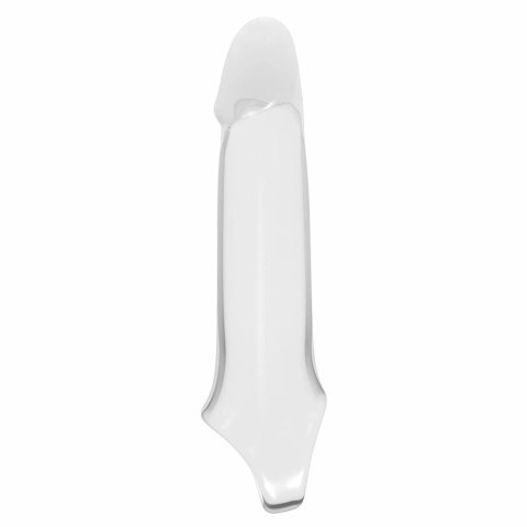 Ramrod Extender 6.6" Transparent z paskiem, wydłużenie 3,5 cm TPE