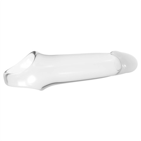 Ramrod Extender 6.6" Transparent z paskiem, wydłużenie 3,5 cm TPE