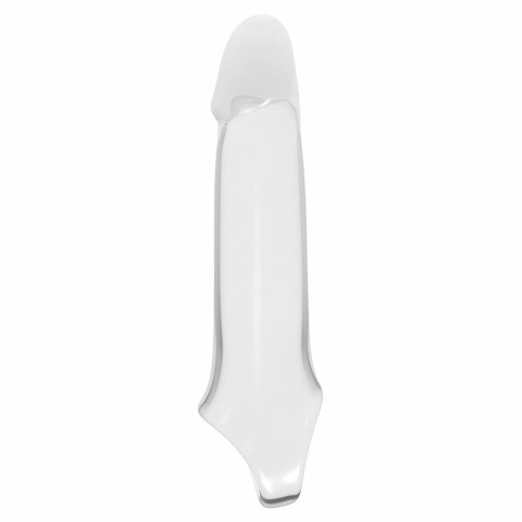 Ramrod Extender 7.6 cala z paskiem, transparentny TPE, 20,5 cm