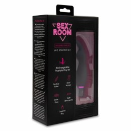 SEX ROOM Raunchy Kit - Zestaw do zmysłowej eksploracji z wibratorem USB
